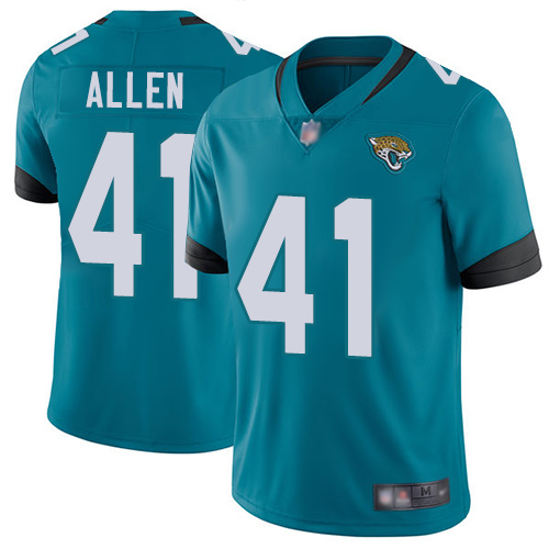 Jacksonville Jaguars 41 Josh Allen Teal Green Alternate Youth Stitched NFL Vapor Untouchable Limited Jersey